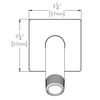 Speakman Lura CDS2501-MB Shower Arm & Flange CDS2501-MB